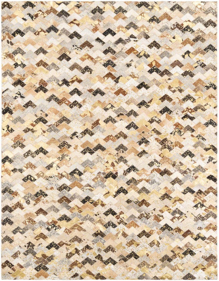 Detail image of 5' x 8' Cowhide Leather Rug