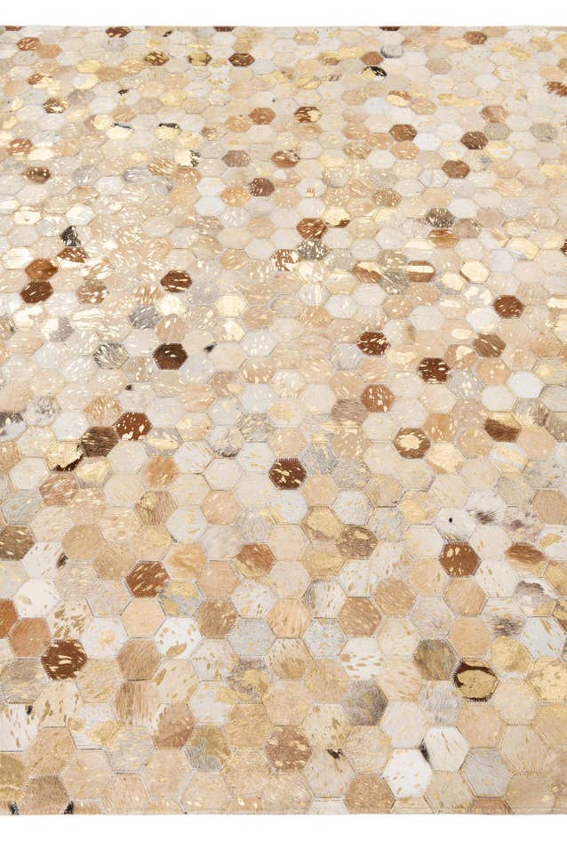 Detail image of 5' x 8' Cowhide Leather Rug