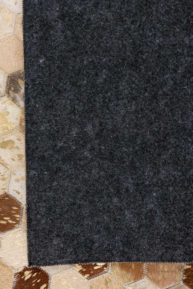 5' x 8' Cowhide Leather Rug