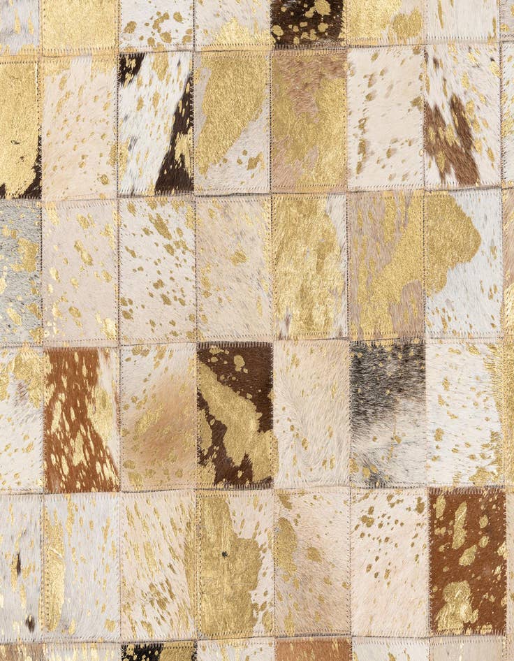 Detail image of 5' x 8' Cowhide Leather Rug