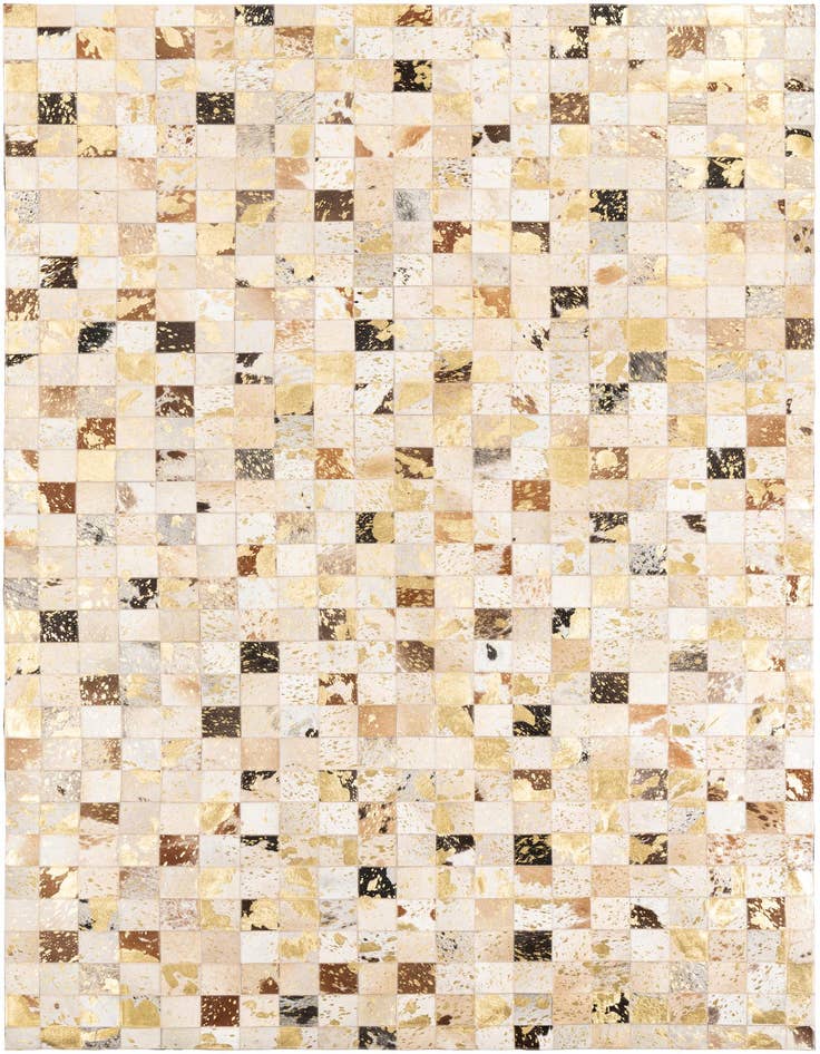Detail image of 5' x 8' Cowhide Leather Rug