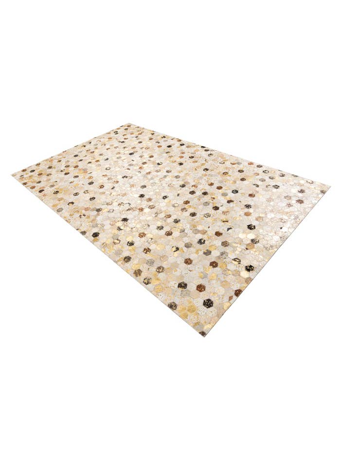 Detail image of 5' x 8' Cowhide Leather Rug
