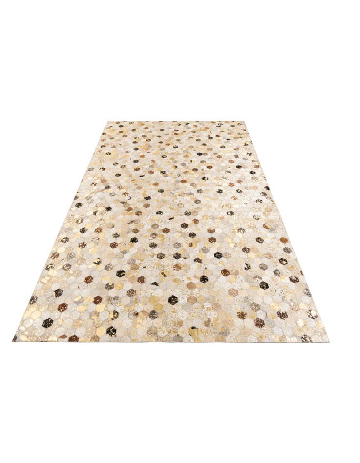 Detail image of 5' x 8' Cowhide Leather Rug