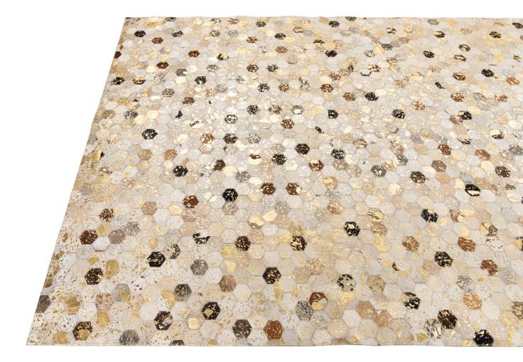 Detail image of 5' x 8' Cowhide Leather Rug