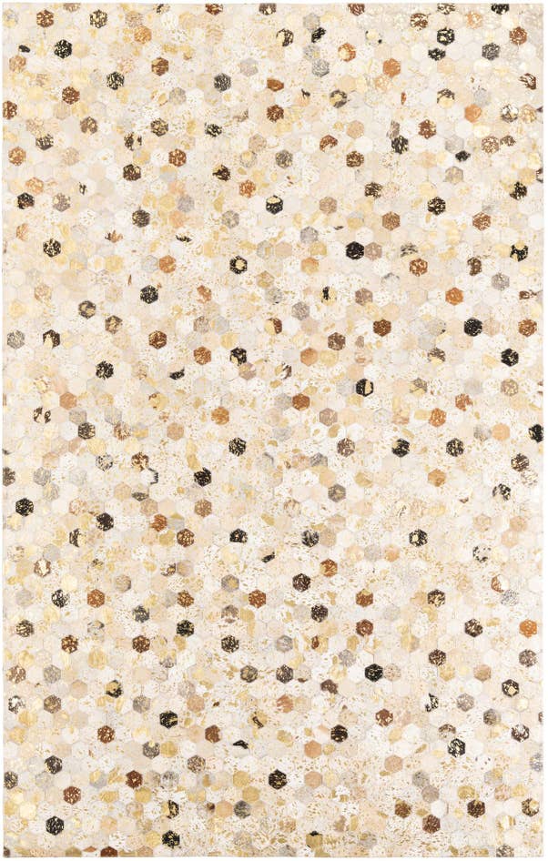 Detail image of 5' x 8' Cowhide Leather Rug