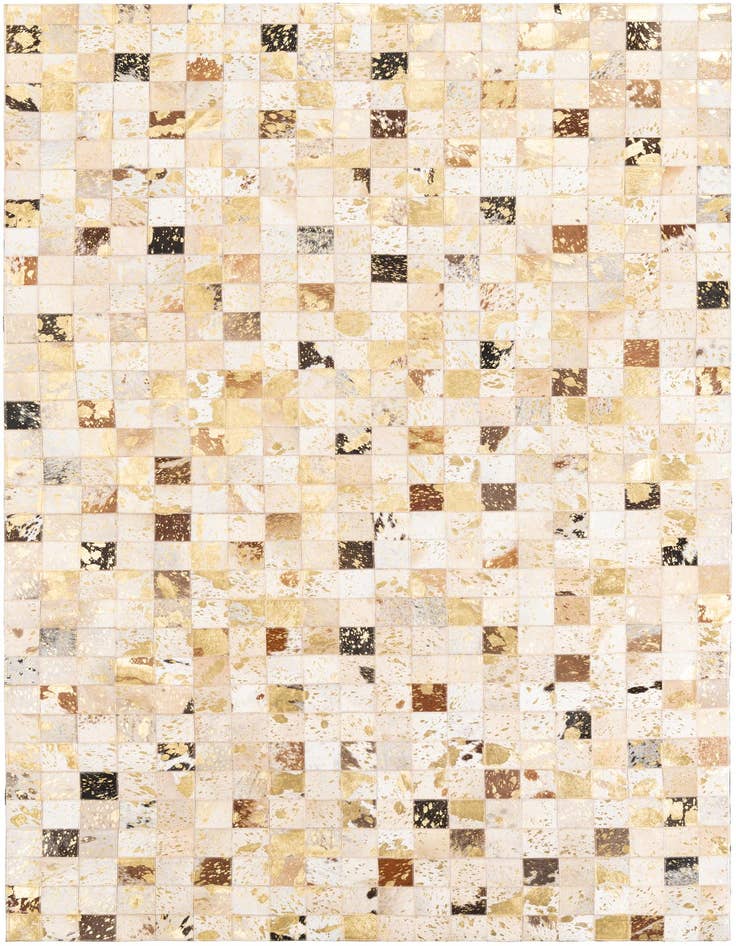 Detail image of 5' x 8' Cowhide Leather Rug