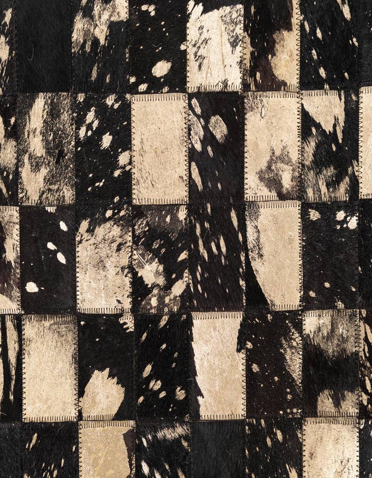 Detail image of 5' x 8' 1 Cowhide Leather Rug