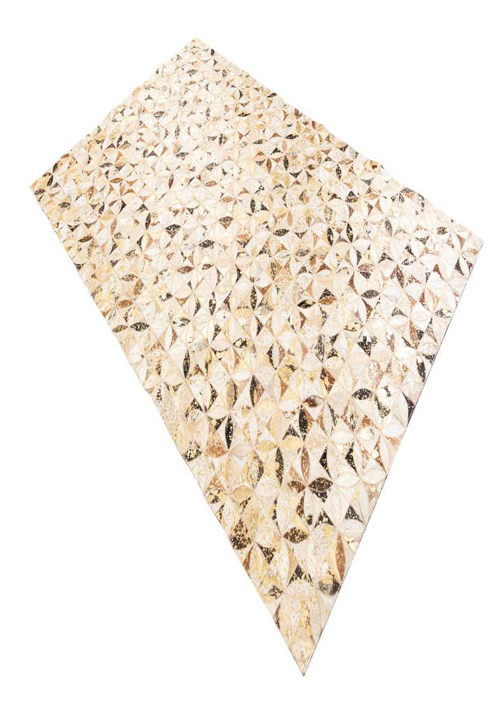 5' x 8' Cowhide Leather Rug