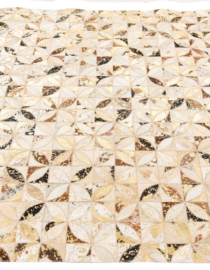 Detail image of 5' x 8' Cowhide Leather Rug