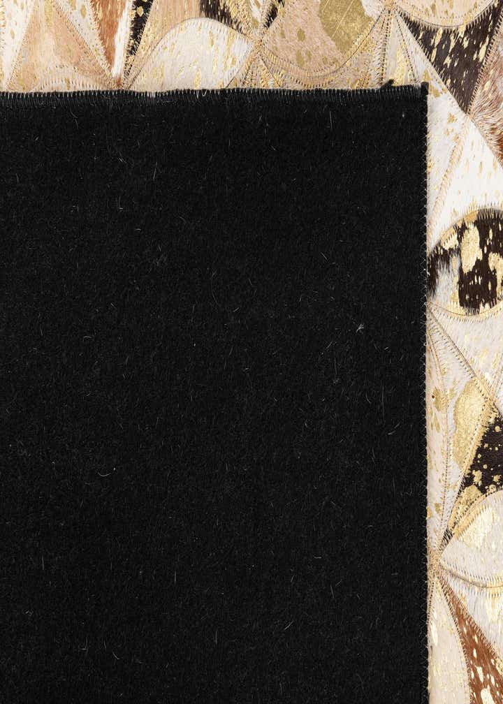 5' x 8' Cowhide Leather Rug