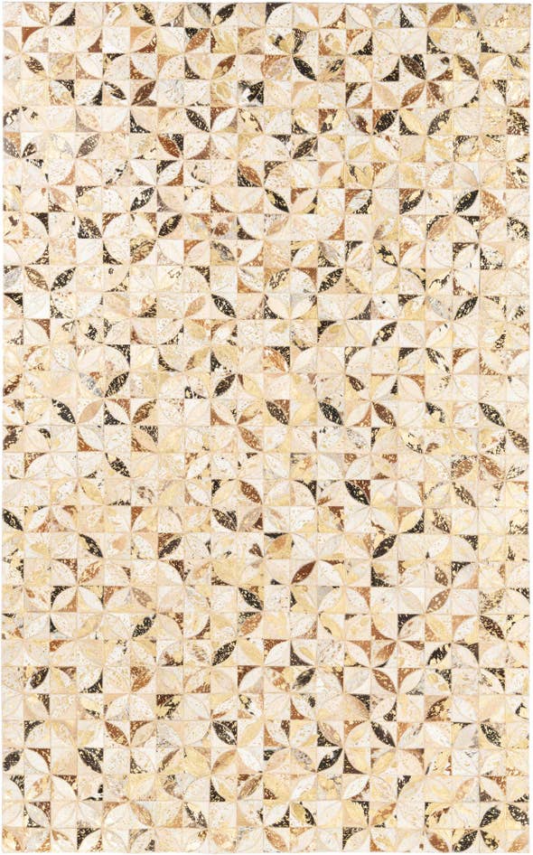 Detail image of 5' x 8' Cowhide Leather Rug
