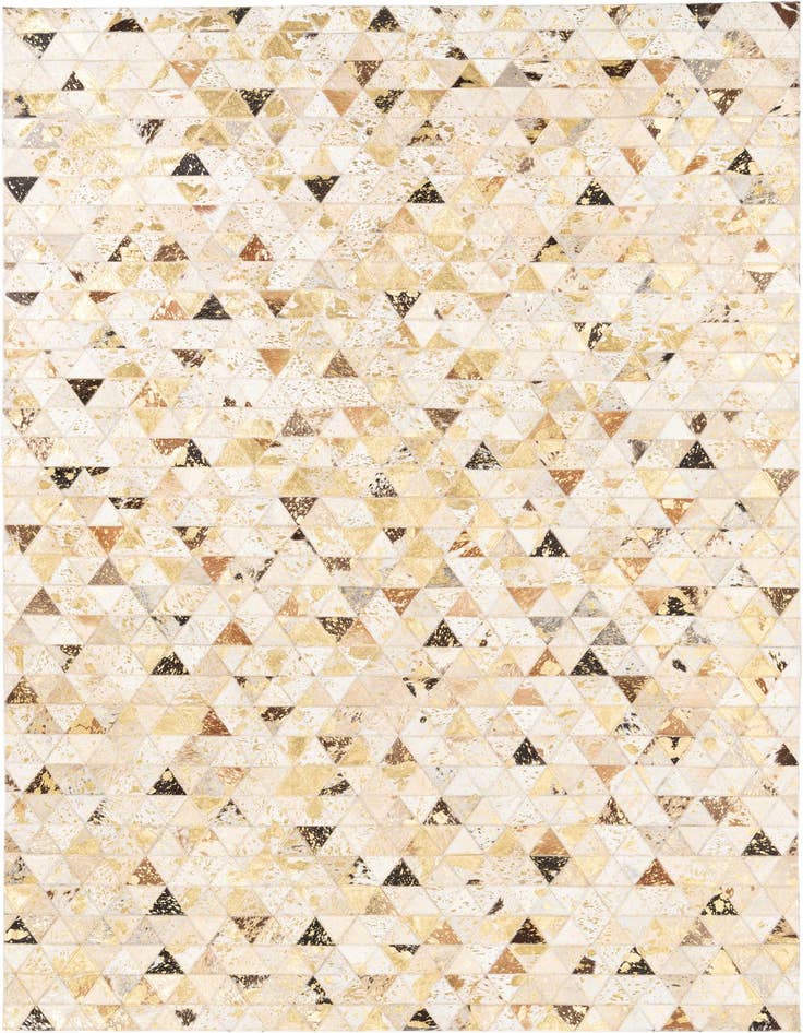 Detail image of 4' 10 x 7' 10 Cowhide Leather Rug