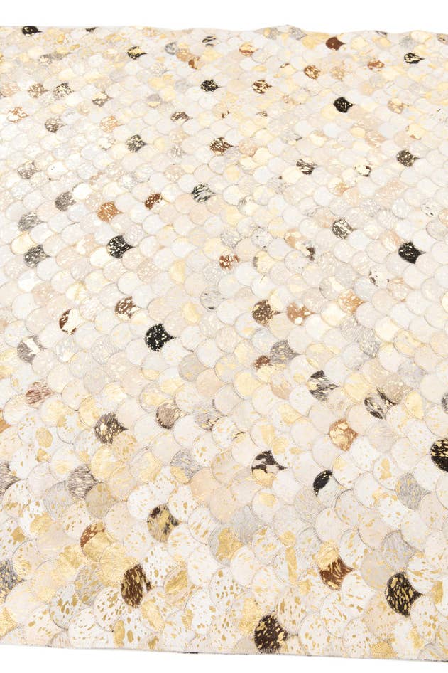 Detail image of 5' x 8' 1 Cowhide Leather Rug