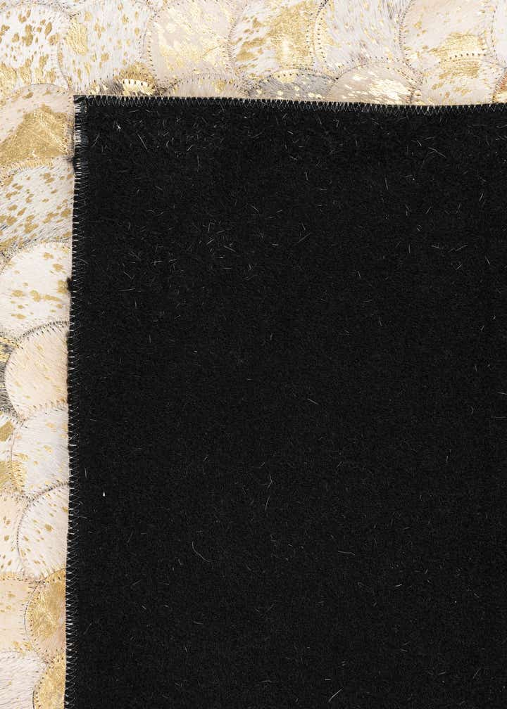 5' x 8' 1 Cowhide Leather Rug
