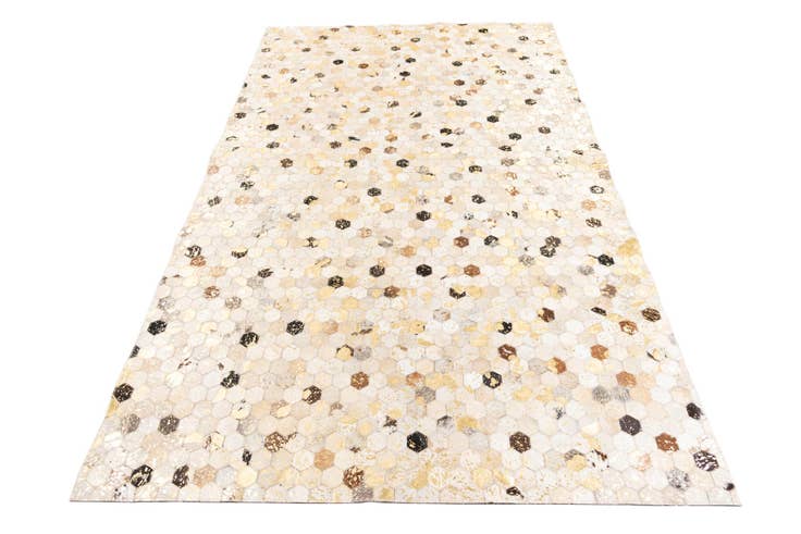 Detail image of 5' x 8' 1 Cowhide Leather Rug