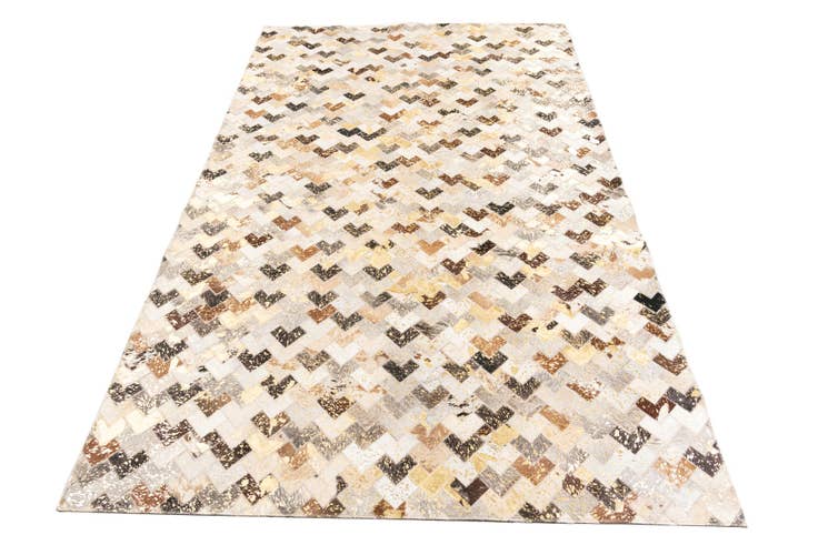 Detail image of 5' x 8' 1 Cowhide Leather Rug