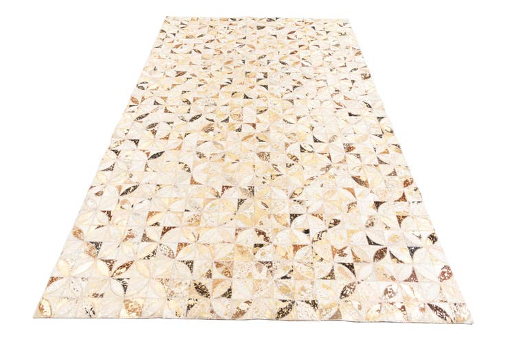 Detail image of 5' x 8' Cowhide Leather Rug
