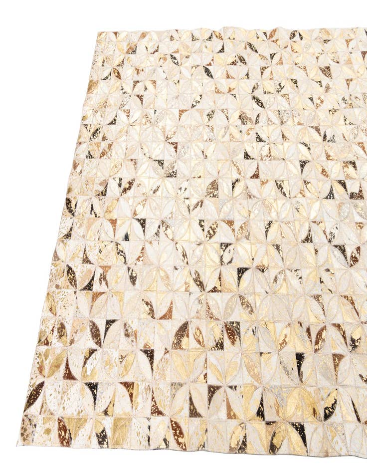 Detail image of 5' x 8' Cowhide Leather Rug