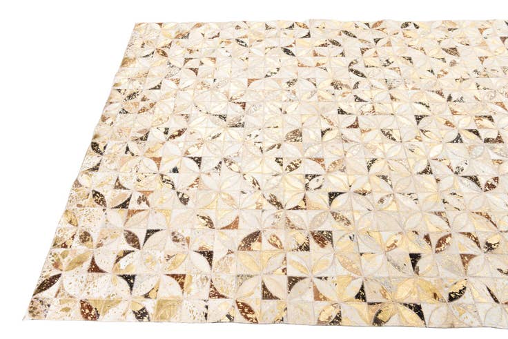 Detail image of 5' x 8' Cowhide Leather Rug