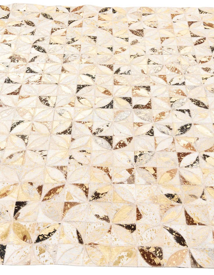 Detail image of 5' x 8' Cowhide Leather Rug