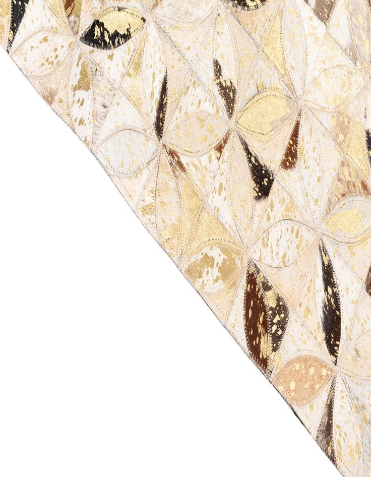 Detail image of 5' x 8' Cowhide Leather Rug