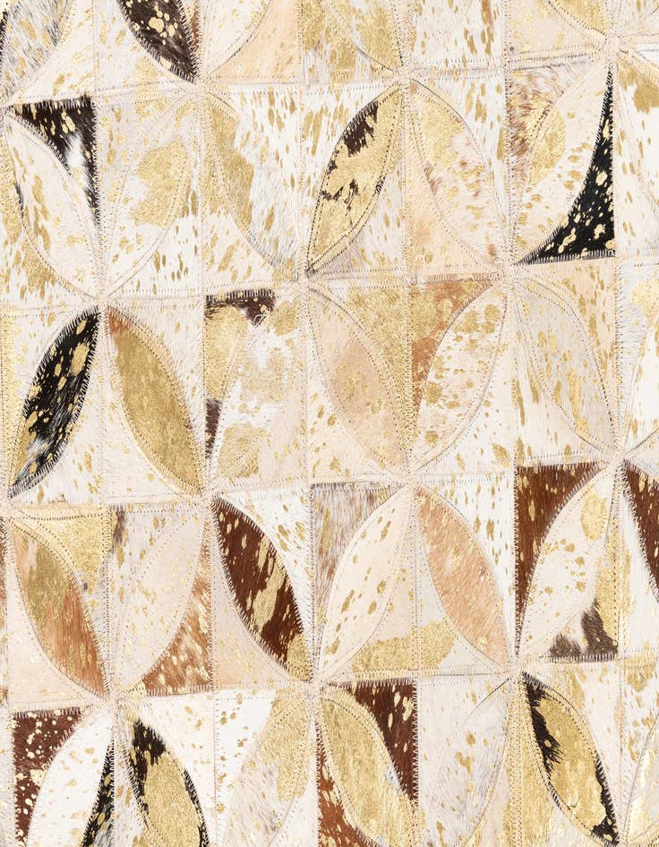 Detail image of 5' x 8' Cowhide Leather Rug