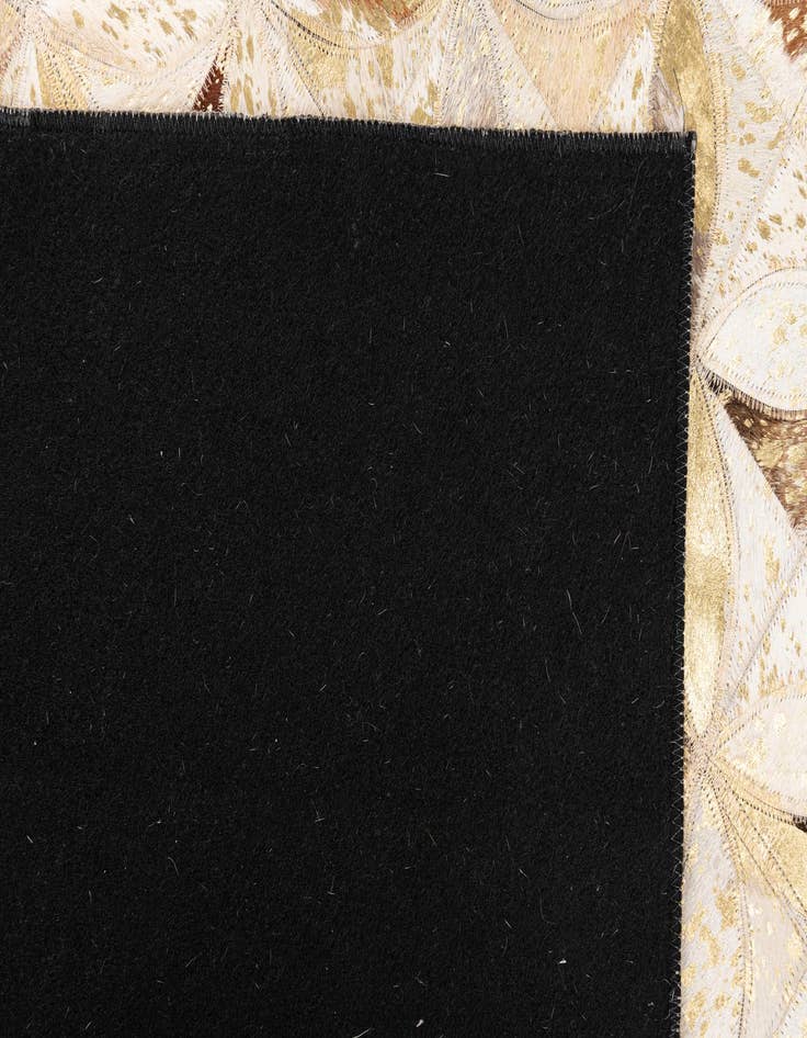 Detail image of 5' x 8' Cowhide Leather Rug