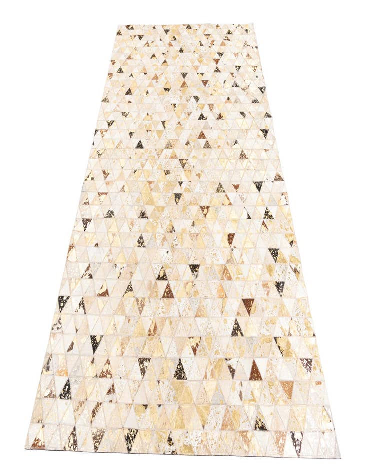 Detail image of 4' 10 x 7' 10 Cowhide Leather Rug