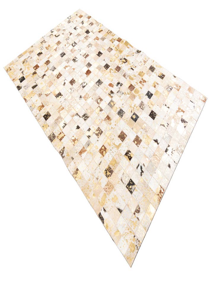 Detail image of 5' x 8' Cowhide Leather Rug