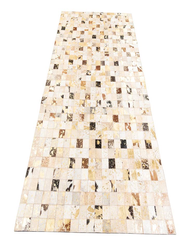 Detail image of 5' x 8' Cowhide Leather Rug