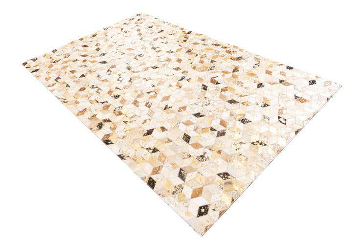 Detail image of 5' x 8' Cowhide Leather Rug