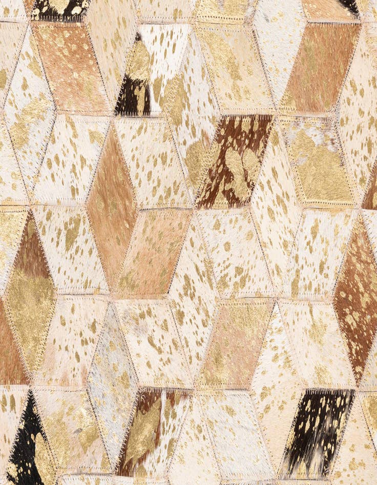 Detail image of 5' x 8' Cowhide Leather Rug