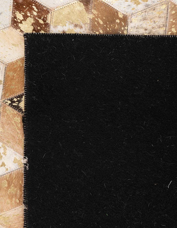 Detail image of 5' x 8' Cowhide Leather Rug