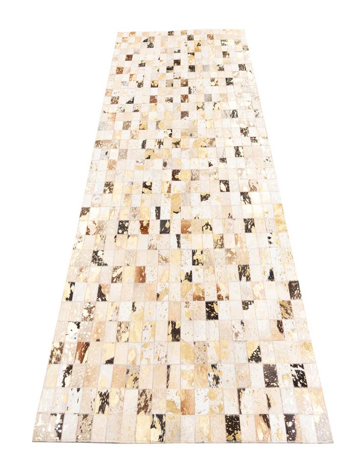 Detail image of 5' x 8' 1 Cowhide Leather Rug