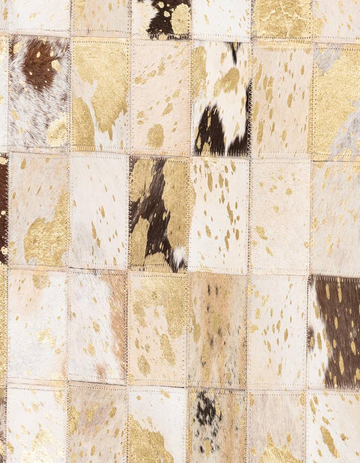 Detail image of 5' x 8' 1 Cowhide Leather Rug