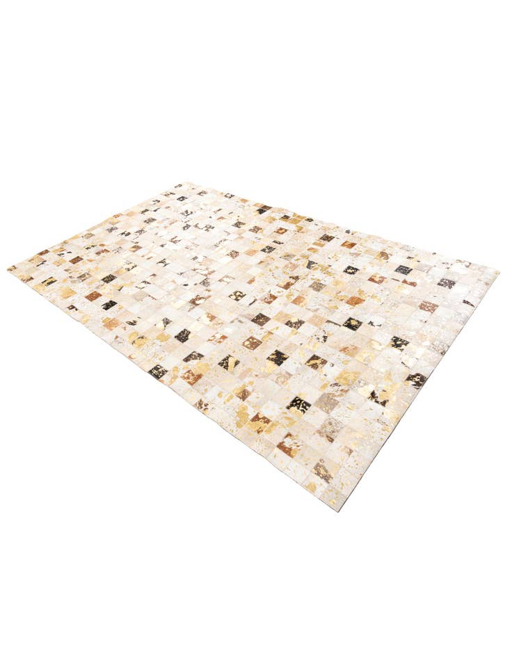 Detail image of 5' x 8' Cowhide Leather Rug