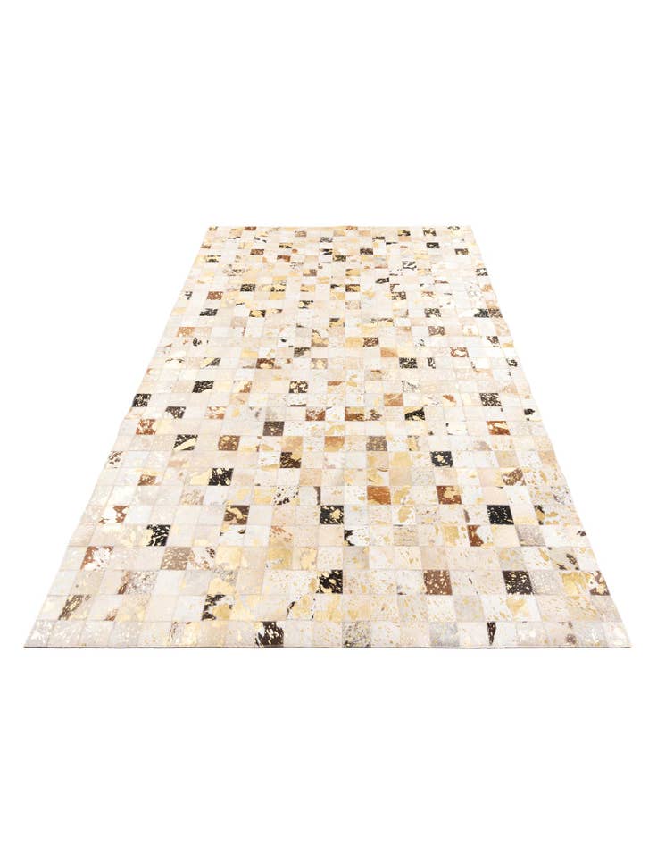 Detail image of 5' x 8' Cowhide Leather Rug