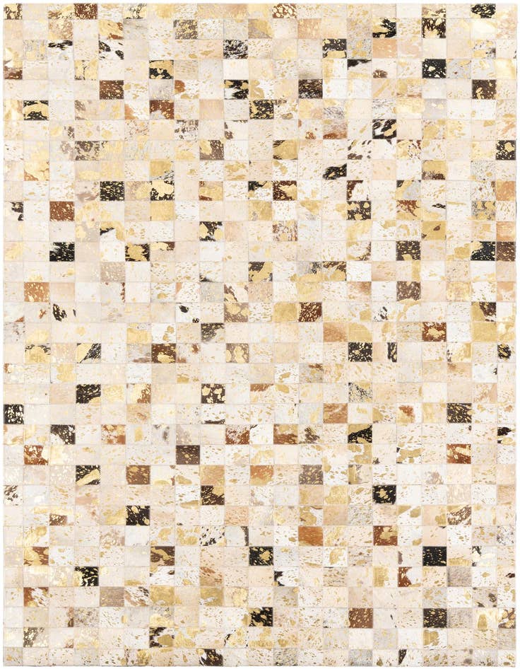 Detail image of 5' x 8' Cowhide Leather Rug
