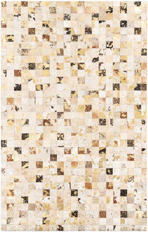 Detail image of 5' x 8' Cowhide Leather Rug