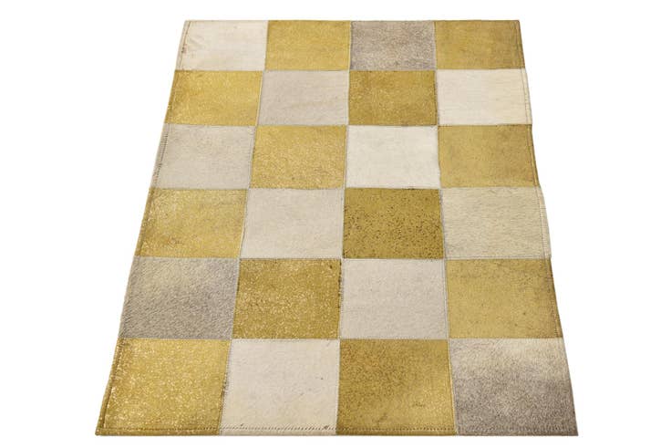 Detail image of 2' 1 x 3' Cowhide Rug