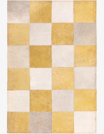 2' 1 x 3' Cowhide Rug