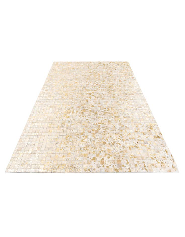 Detail image of 5' x 7' 11 Cowhide Stocks Rug