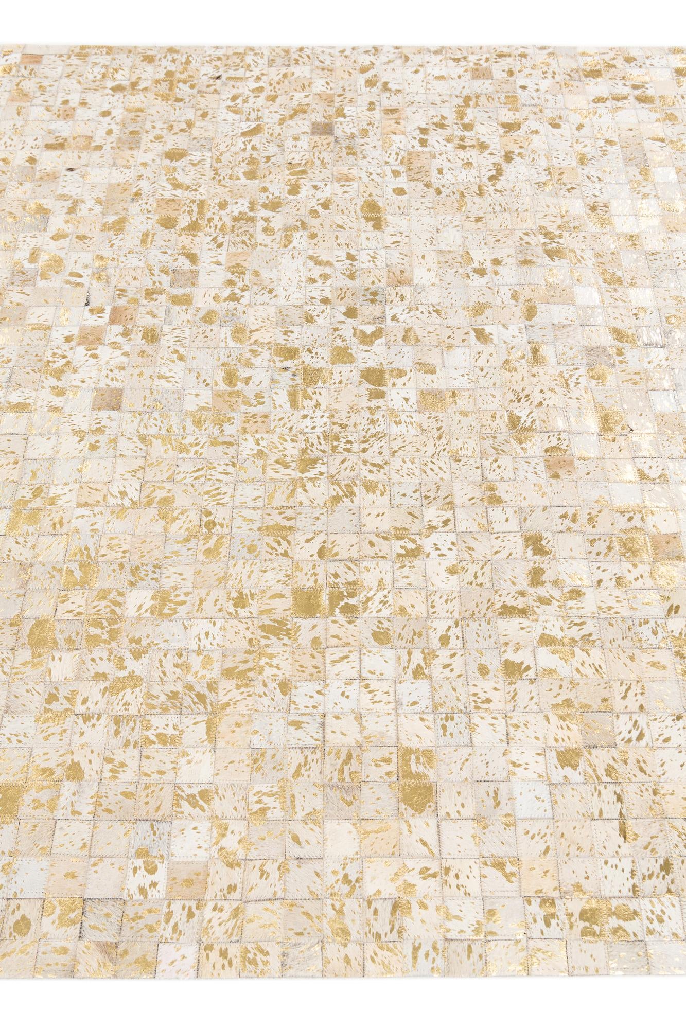 5' x 7' 11 Cowhide Stocks Rug