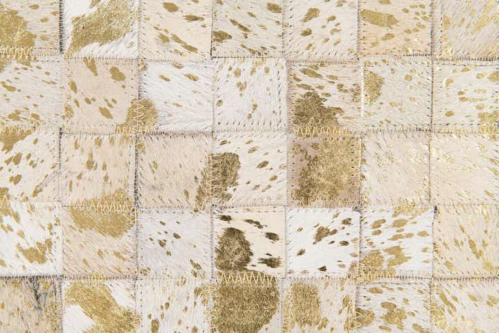 5' x 7' 11 Cowhide Stocks Rug