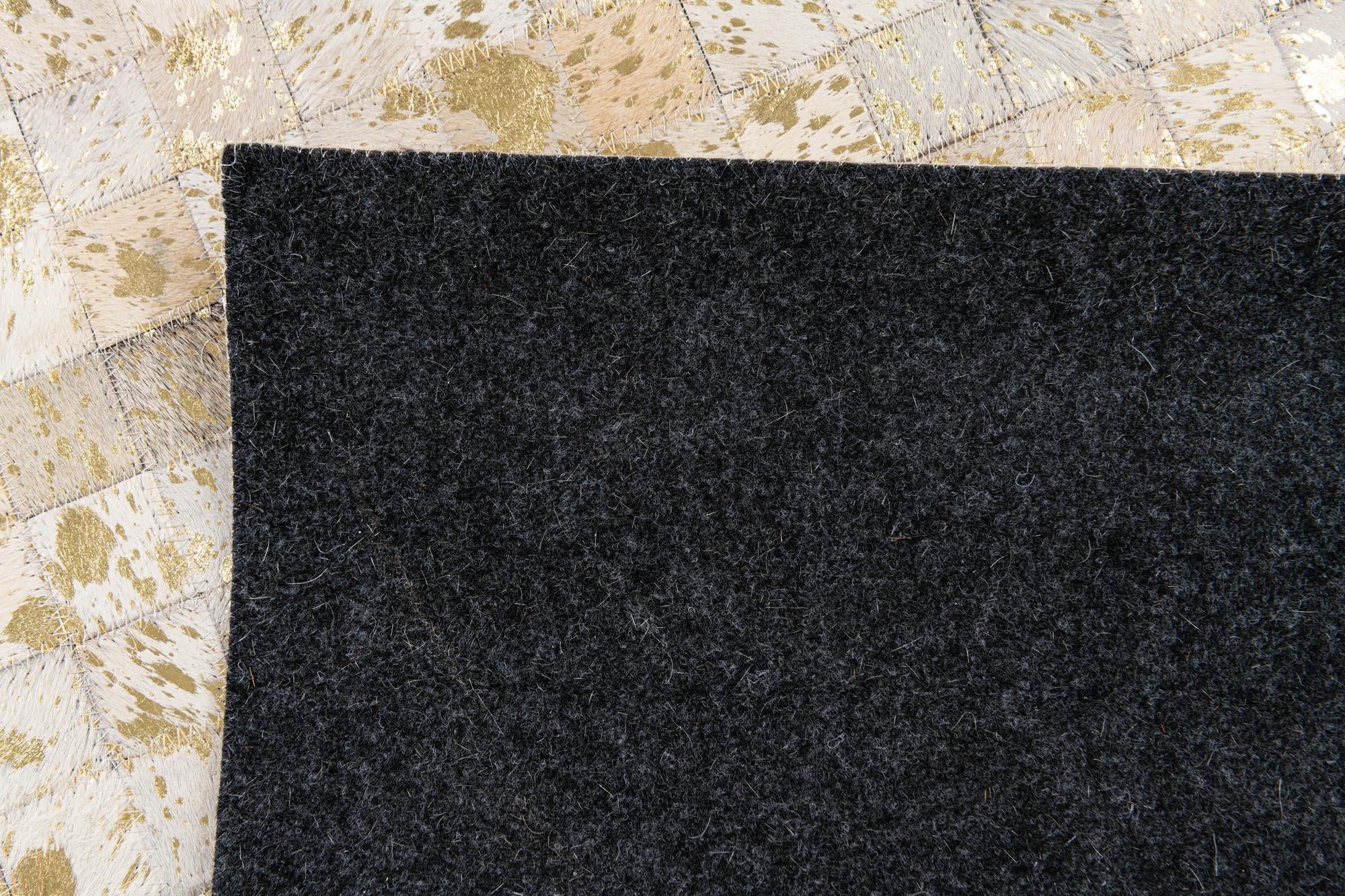 5' x 7' 11 Cowhide Stocks Rug