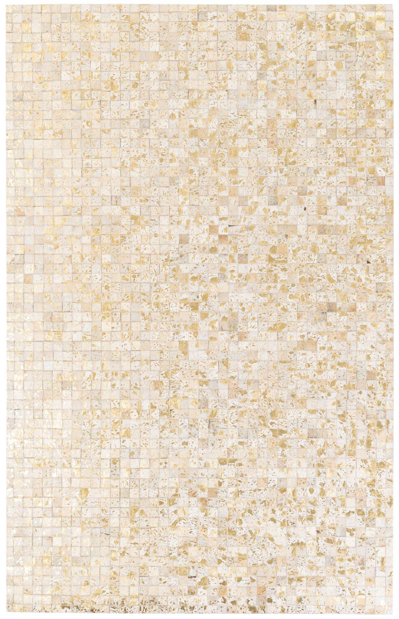 5' x 7' 11 Cowhide Stocks Rug