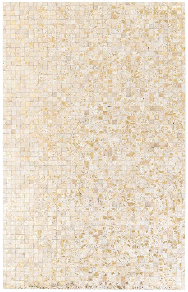 5' x 7' 11 Cowhide Stocks Rug