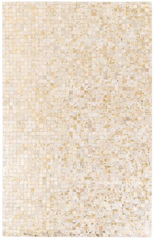 Detail image of 5' x 7' 11 Cowhide Stocks Rug