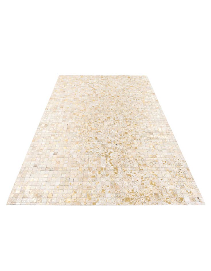 Detail image of 5' 1 x 8' Cowhide Stocks Rug
