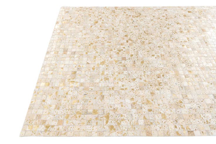 Detail image of 5' 1 x 8' Cowhide Stocks Rug